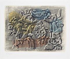 Scheinrelief by Willi Baumeister, 1955/1964