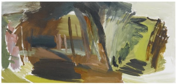 DARK FIRWOOD RIDE by Ivon Hitchens, circa 1950