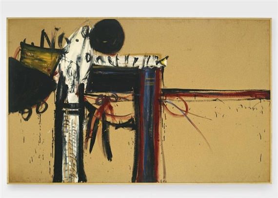 STUDY FOR THE WHITE MAGICIAN NO. 3 by Alan Davie, 1956