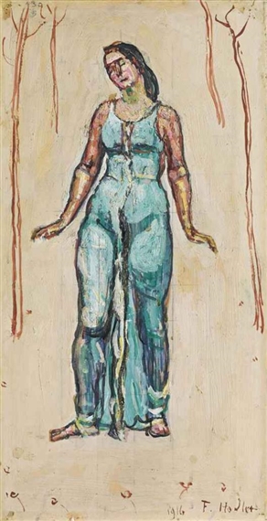 Blick in die Unendlichkeit by Ferdinand Hodler, 1916