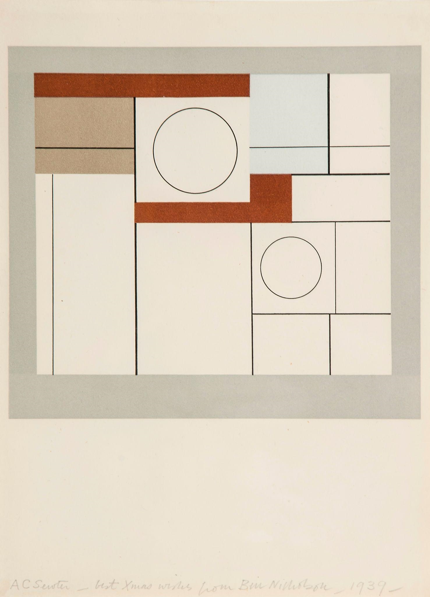 Ben Nicholson Squares and Circles (c.13) (1939) MutualArt