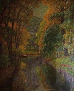 Landscape in autumn by Walter Pasch-Sevelen, 1920