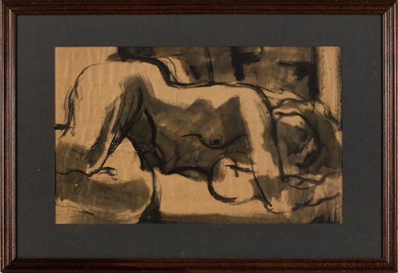 portrait of a nude by Edward L. Loper