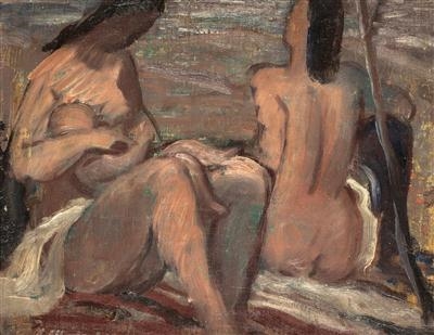 Women Resting by Karel Skala, 1946