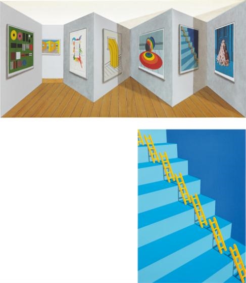 Patrick Hughes | Retroperspective; and Steps and Ladders (1981 - 2000 ...