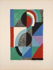 Artwork by Sonia Delaunay, ICONE, Made of Lithograph in colors