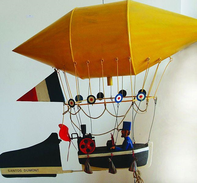 Artwork by Dobroslav Foll, Santos Dumont