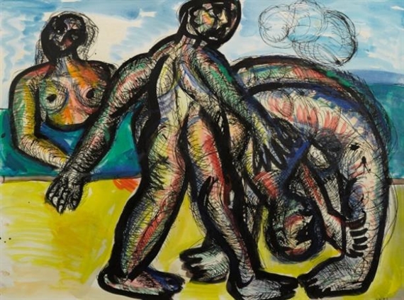 Untitled (Figures) by Joe Furlonger, 1983