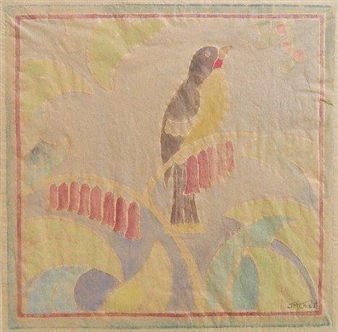 Bird on Branch - J. M. Otis