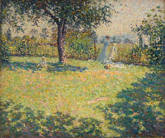 Hanging laundry by Roy Cleveland Nuse, 1919