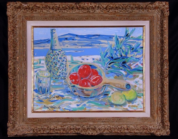 STILL LIFE BY THE SEA by Max Rädecker