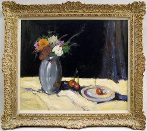 Still Life with Three Cherries by Ken Moroney