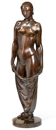 Standing woman by Arno Malinowski