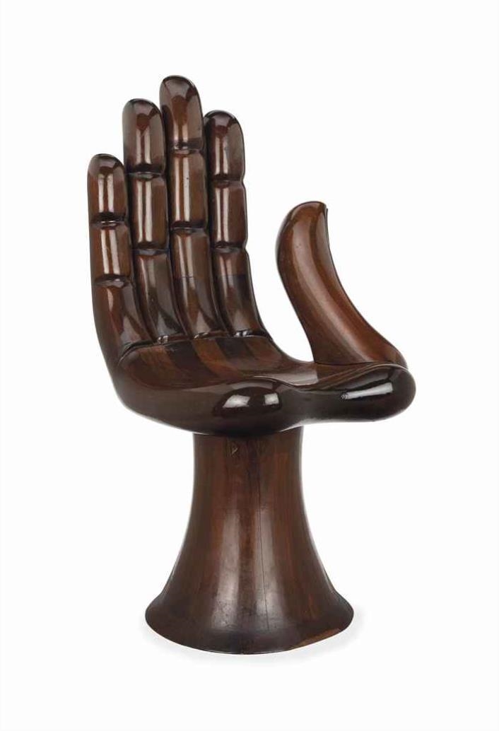 Hand Chair by Pedro Friedeberg