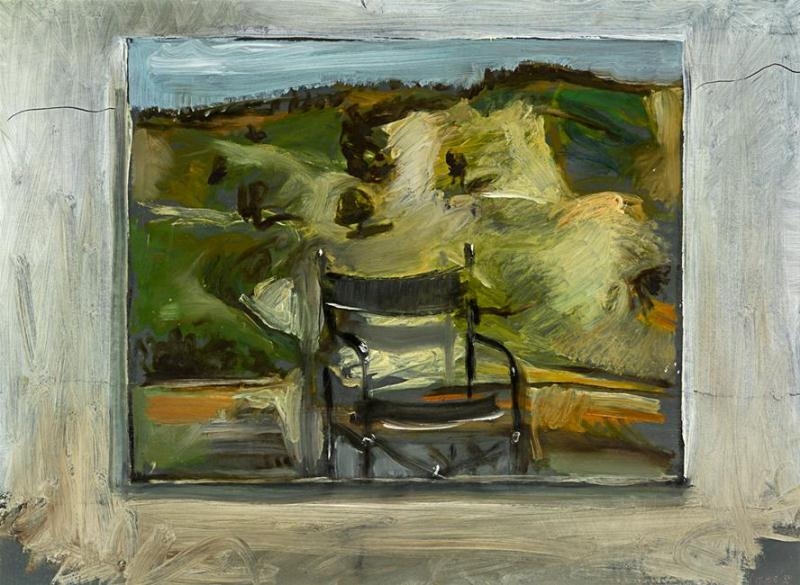 Ross Ritchie | Studio Landscape and Chair (1989) | MutualArt