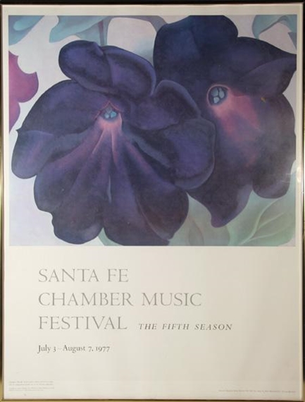 Santa Fe Chamber Music Festival by Georgia O'Keeffe, 1977