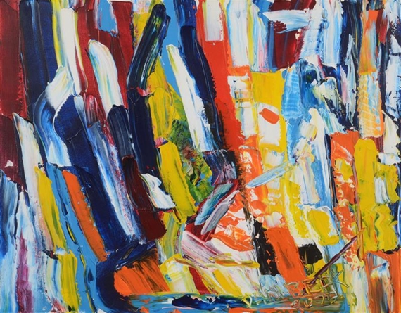 3 works: ABSTRACT (UNTITLED) #40; ABSTRACT (UNTITLED) #46; ABSTRACT (UNTITLED) #82 by Brian Dunbeck, 1999/2000