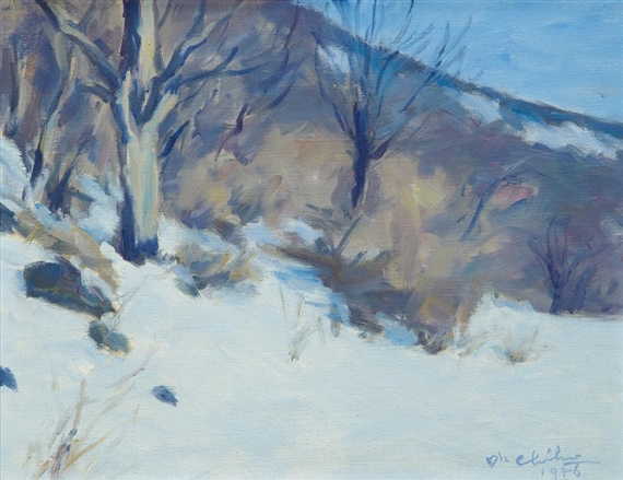 Landscape by Oh Chi-Ho, 1976