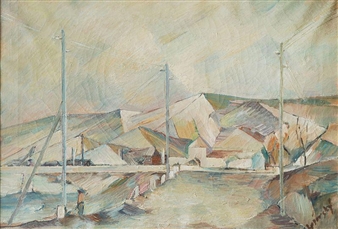 The landscape - Oldrich Lusovsky