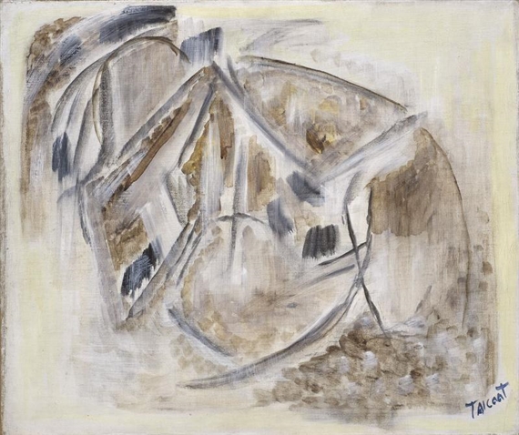 Composition by Pierre Tal-Coat, circa 1952