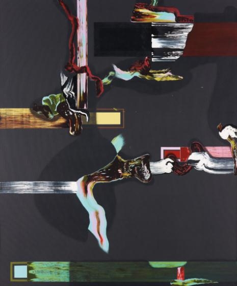 Artwork by Fiona Rae, Predator, Made of oil and acrylic on canvas