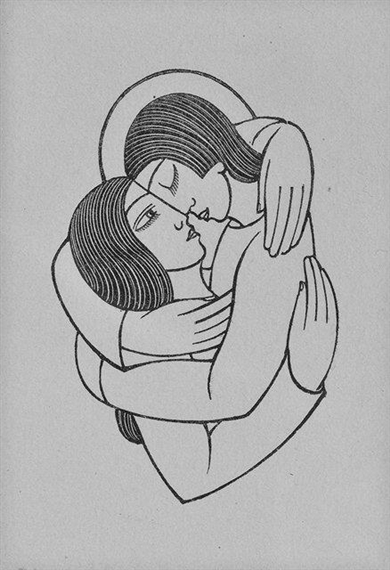 The Soul and the Bridgegroom (1927) by Eric Gill
