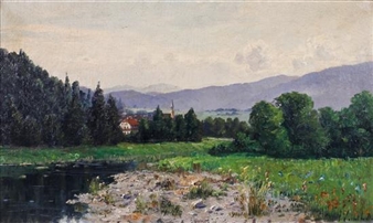 Paysage de Montagne - Victor Viollet-le-Duc
