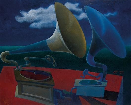 TWO TURNTABLES by Svatopluk Pitra