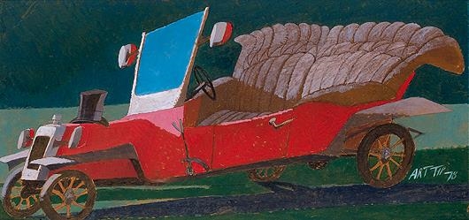 RED CAR by Svatopluk Pitra, 1978