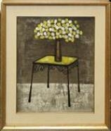 Bouquet on Top of Table by Andrés Monreal