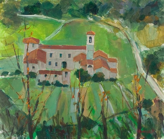 Monastery at Agostino by Joe Broadley