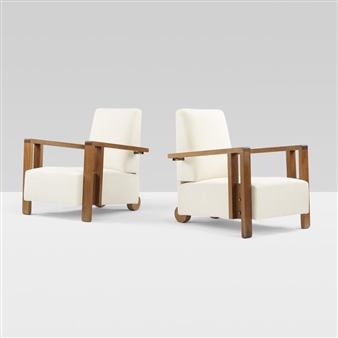 A Pair: Lounge chairs by André Sornay, 1945