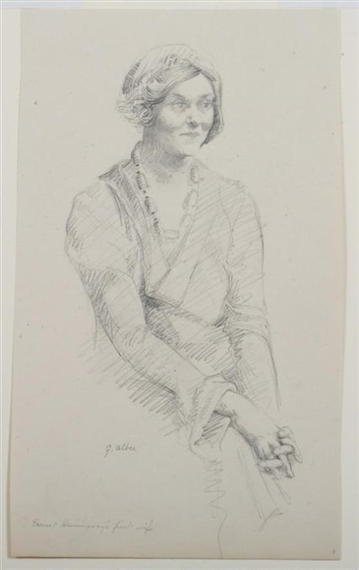 Grace Arnold Albee Portrait Of Ernest Hemingway S First Wife Mrs Paul Scott Mowrer Mutualart
