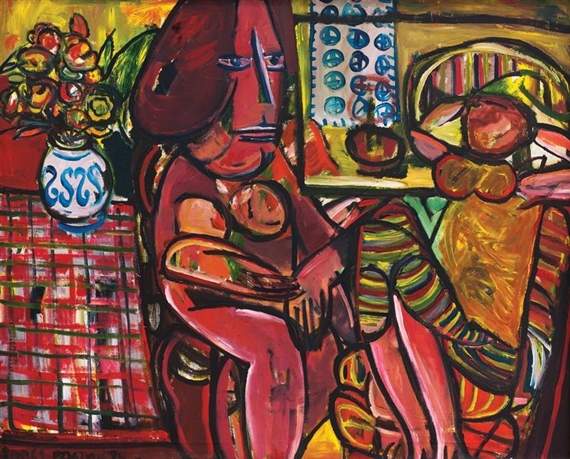 MODELO EN DESCANSO by Jorge Páez Vilaró, 1982