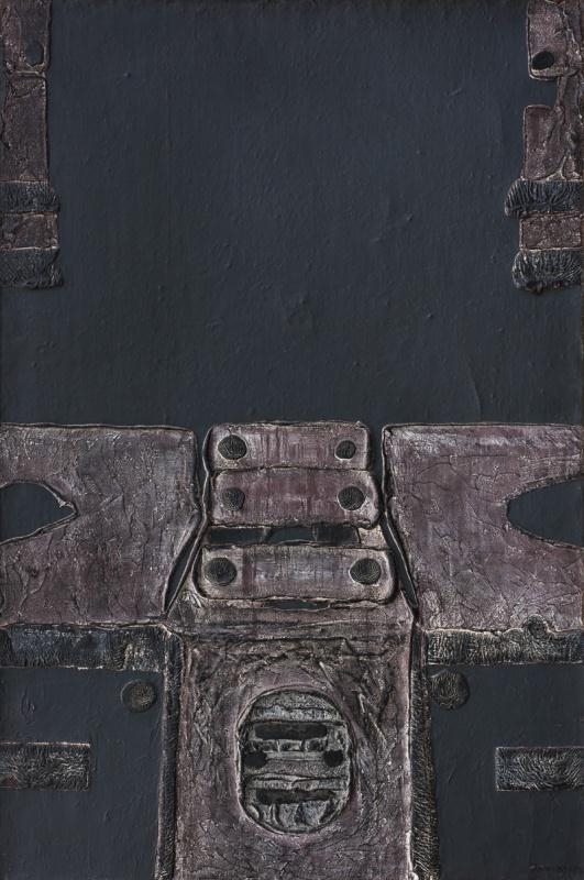 Artwork by Jorge Damiani, ARCAICO, Made of Oil and mixed media on canvas