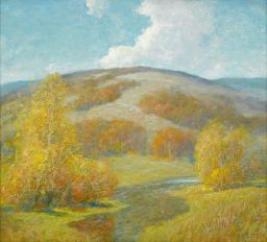 Summer landscape, Round Hill by Ernest Albert