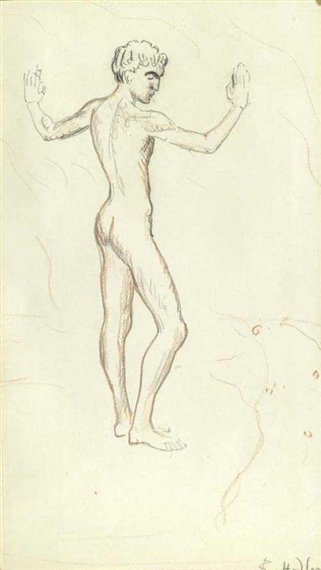 Naked Young Man