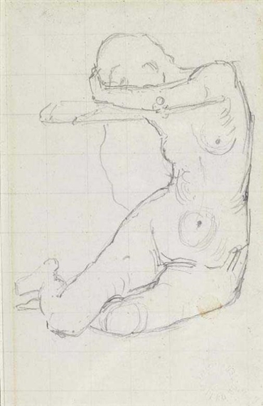 Seated Nude by Ferdinand Hodler, Circa 1904