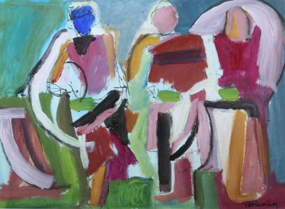 Patsy Fleming | Seated figures | MutualArt