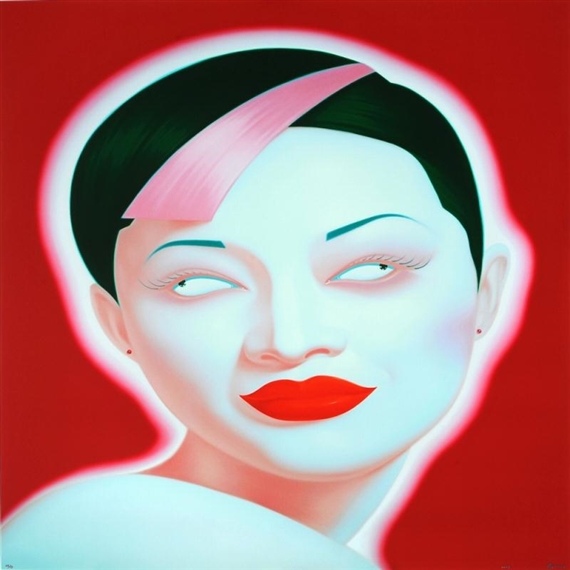 Feng Zhengjie | Chinese portrait K series 2007 No.7 (2008) | MutualArt
