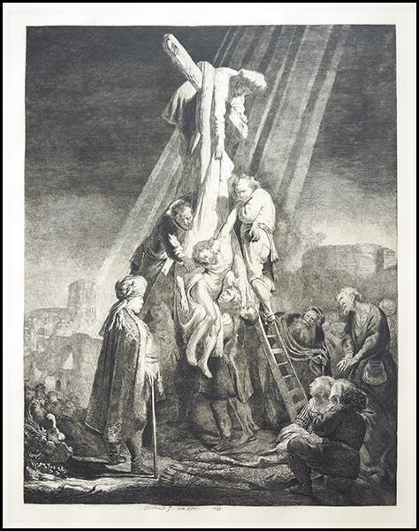 Artwork by Amand Durand, DESCENT FROM THE CROSS, Made of Etching