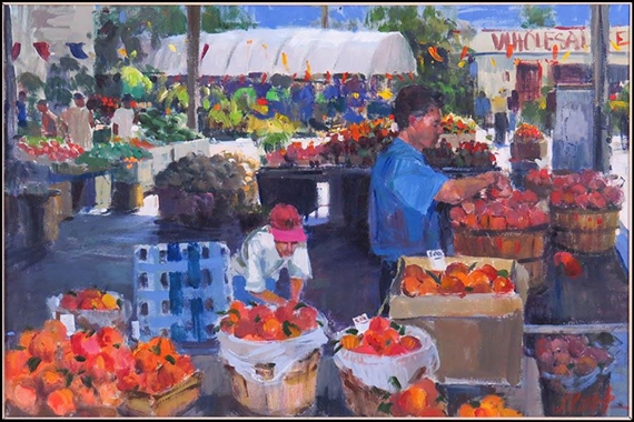 FRUIT SELLER by J. Cook