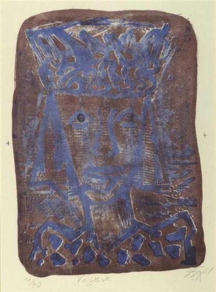 Veiled by Otto Dix, 1961