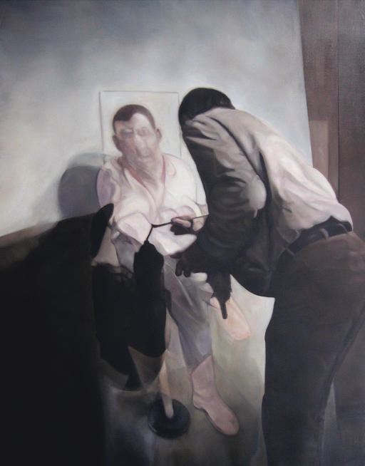 Artwork by Annie Cabigting, Painter painting, Painted (after Francis Bacon), Made of oil on canvas