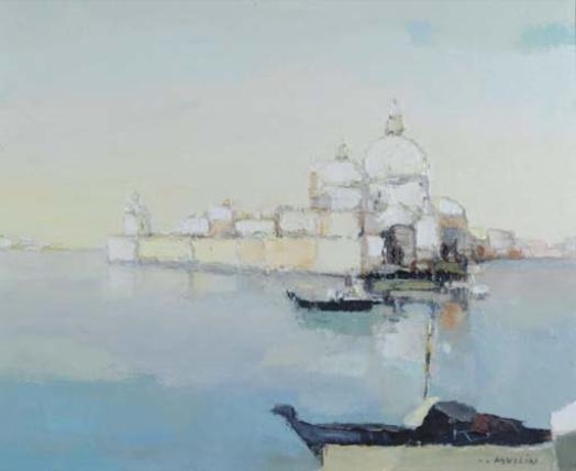 Artwork by Joseph A. Muslin, La Salute, Venise, Made of oil on canvas