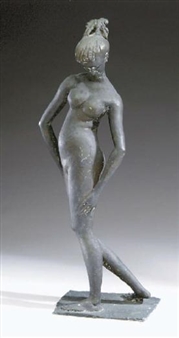 Female nude, twisting to the left - Pericle Fazzini