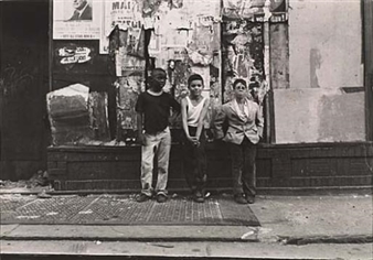 Group of 3 photographs of children on the Lower East Side - Blynd Allan