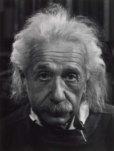 Albert Einstein by Philippe Halsman, 1947 ; printed 1970s - 1980s