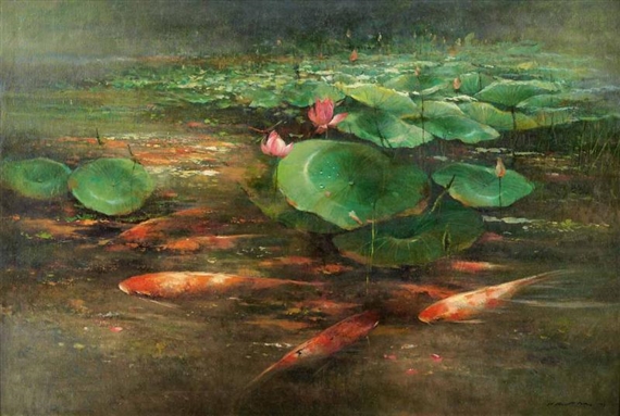 Prosperity Kois by Choo Keng Kwang, 1993