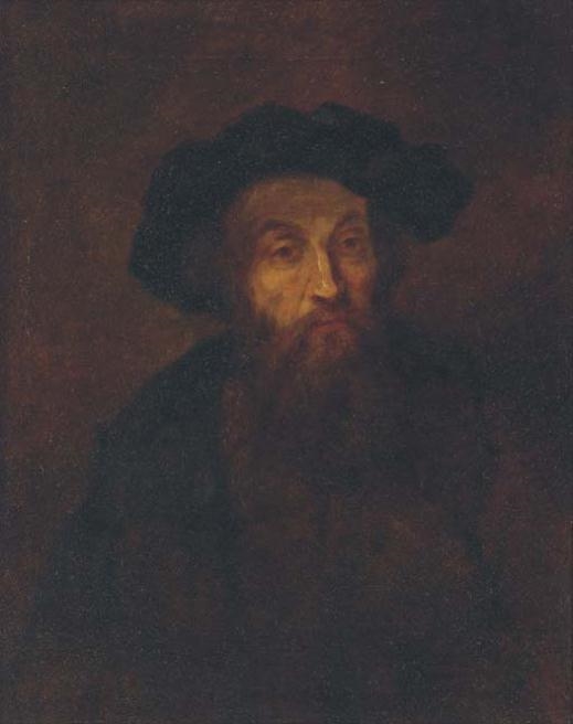 Rembrandt van Rijn | Portrait of a Bearded Man (19th Century) | MutualArt